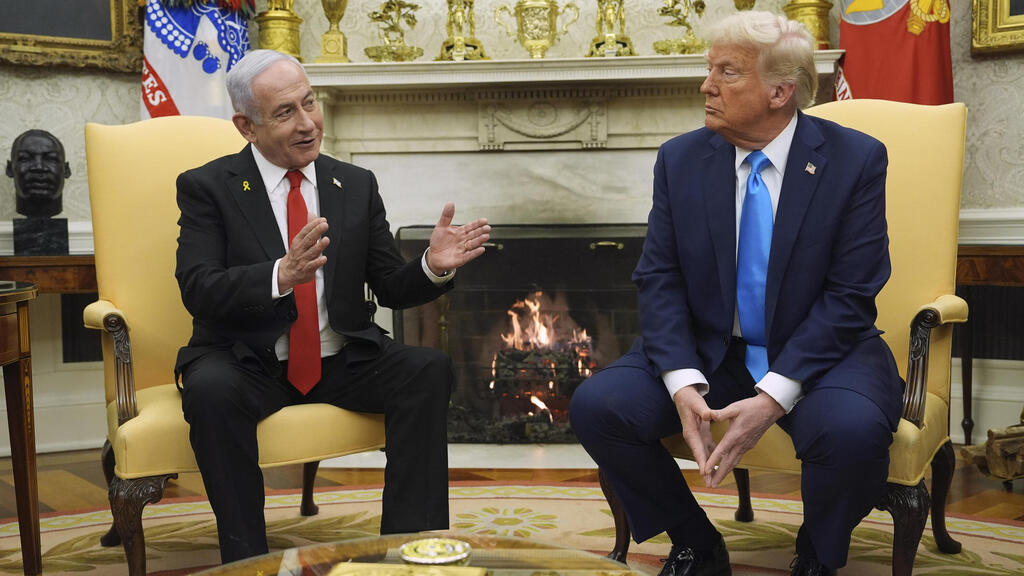 ראש הממשלה בנימין נתניהו נפגש עם נשיא ארה"ב דונלד טראמפ בבית הלבן