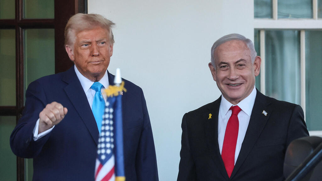 ראש הממשלה בנימין נתניהו נפגש עם נשיא ארה"ב דונלד טראמפ בבית הלבן