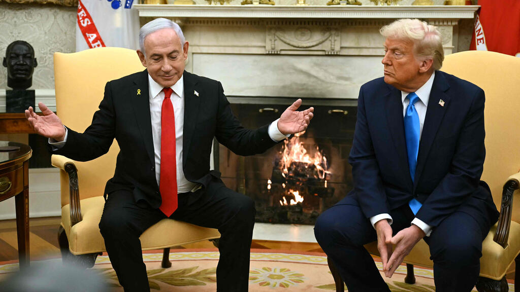 ראש הממשלה בנימין נתניהו נפגש עם נשיא ארה"ב דונלד טראמפ בבית הלבן