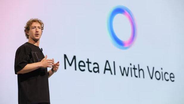 Meta CEO Mark Zuckerberg (Photo: Reuters) מנכ"ל מטא, מארק צוקרברג, בעת הצגת Meta AI