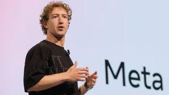 מנכ"ל מטא, מארק צוקרברג, בעת הצגת Meta AI