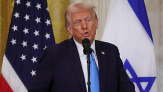 נשיא ארה"ב דונלד טראמפ בבית הלבן 