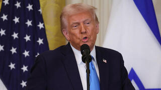 נשיא ארה"ב דונלד טראמפ בבית הלבן 