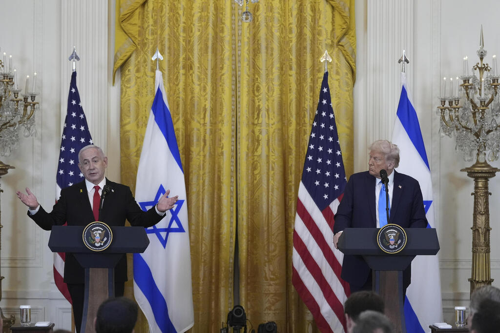 ראש הממשלה בנימין נתניהו נפגש עם נשיא ארה"ב דונלד טראמפ בבית הלבן 