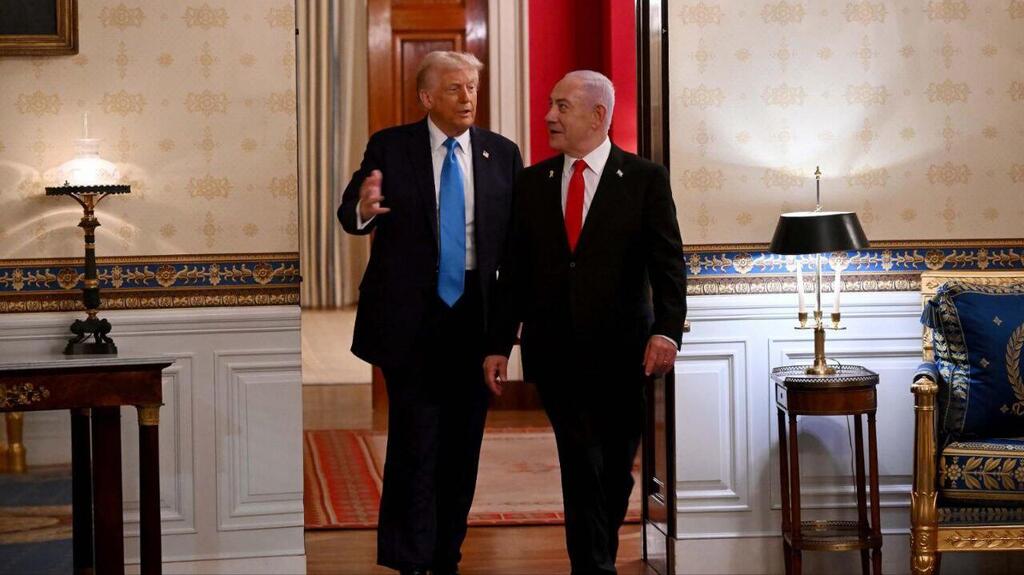 ראש הממשלה בנימין נתניהו נפגש עם נשיא ארה"ב דונלד טראמפ