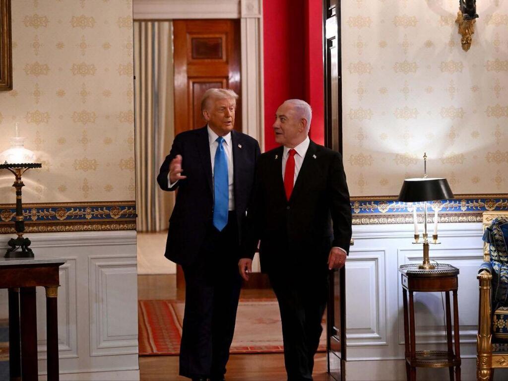 ראש הממשלה בנימין נתניהו נפגש עם נשיא ארה"ב דונלד טראמפ