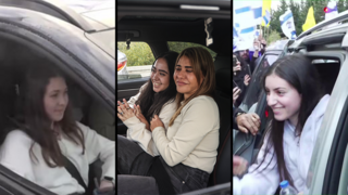 קרינה ארייב חוזרת לביתה בירושלים