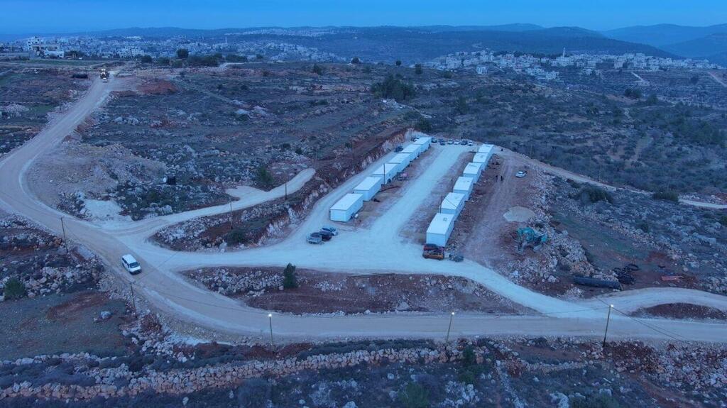 המתנחלים הניחו מבנים על שטח ליישוב חדש בגוש עציון