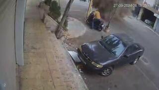רגע חיסול נסראללה בחארת חריכ ברובע הדאחייה בביירות