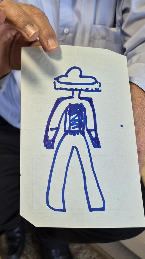 החייזר כפי שציירה אותו ציפורת