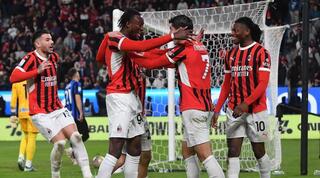 שחקני מילאן חוגגים