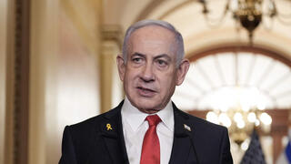 רה"מ נתניהו בהצהרה עם יו"ר בית הנבחרים מייק ג'ונסון בקונגרס