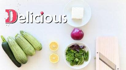 Zucchini salad 