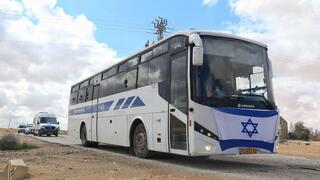 שחרור אסירים פלסטינים מכלא קציעות בפעימה החמישית