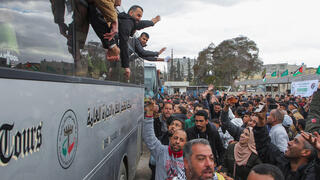 קבלת פנים למחבלים ששוחררו בעסקה
