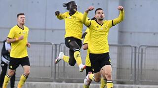 שחקני מכבי נתניה בשמיים