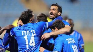 שחקני בני סכנין מאושרים