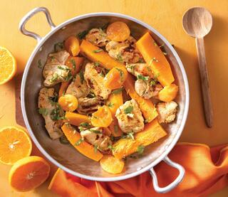  פרגיות כתומות בקלמנטינות, דלורית ומשמשים מיובשים