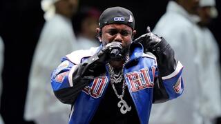 קנדריק לאמאר במופע המחצית בסופרבול