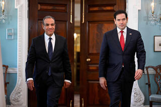 U.S. Secretary of State Marco Rubio meets with Egyptian Foreign Minister Badr Abdelatty