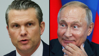 פיט הגסת' ולדימיר פוטין