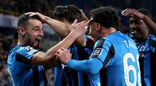 שחקני קלאב ברוז' חוגגים