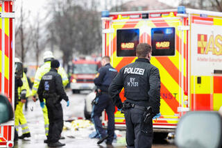 Car drives into crowd in Munich on Thursday 