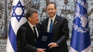 טקס השבעת נשיא בית המשפט העליון הנכנס, יצחק עמית, בבית הנשיא
