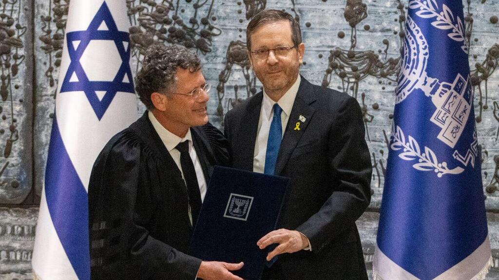 טקס השבעת נשיא בית המשפט העליון הנכנס, יצחק עמית, בבית הנשיא