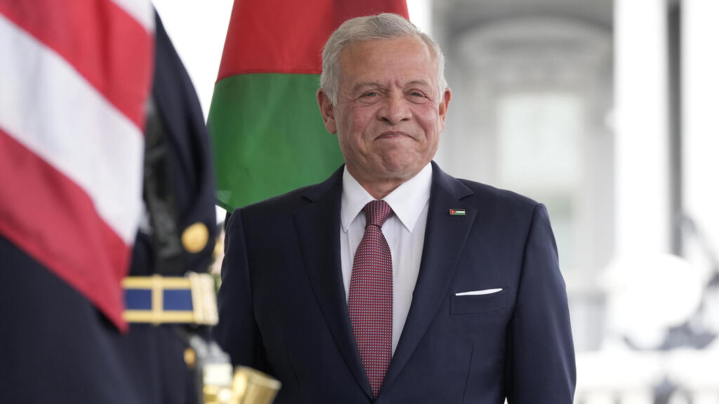 King Abdullah of Jordan (Photo: AP/Alex Brandon ) נשיא ארה"ב דונלד טראמפ פגישה עם מלך ירדן עבדאללה