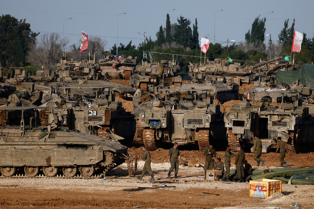 לוחמי צה"ל בגבול עם רצועת עזה