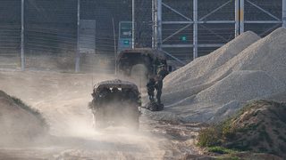 לוחמי צה"ל בגבול עם רצועת עזה