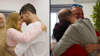 יאיר הורן ושגיא דקל-חן נפגשים עם משפחתם לראשונה