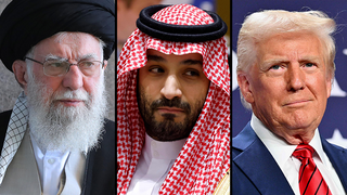 דונלד טראמפ מוחמד בן סלמאן עלי חמינאי
