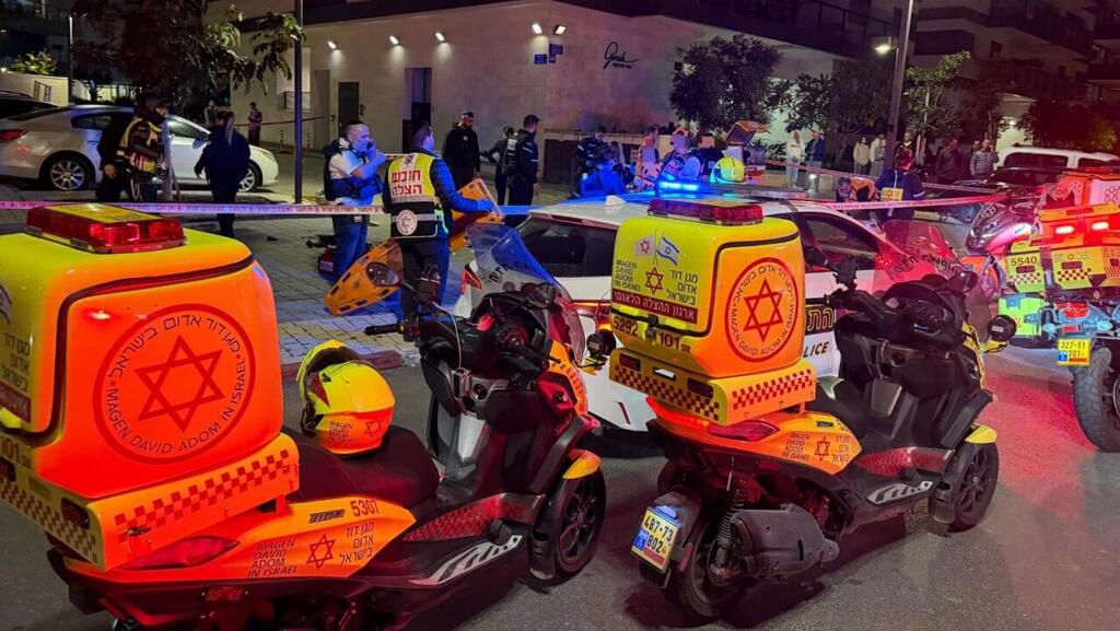 זירת הירי ברחוב יהודה עמיחי בתל אביב