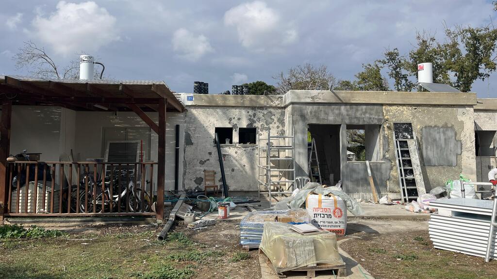 עבודות בנייה ושיקום פיזי בקיבוץ נירים 