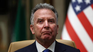 סטיב וויטקוף שליחו של נשיא ארה"ב דונלד טראמפ למזרח התיכון במהלך שיחות בסעודיה על עתיד אוקראינה מול גורמים ברוסיה