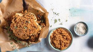 כרובית עטופה בפירורי לחם