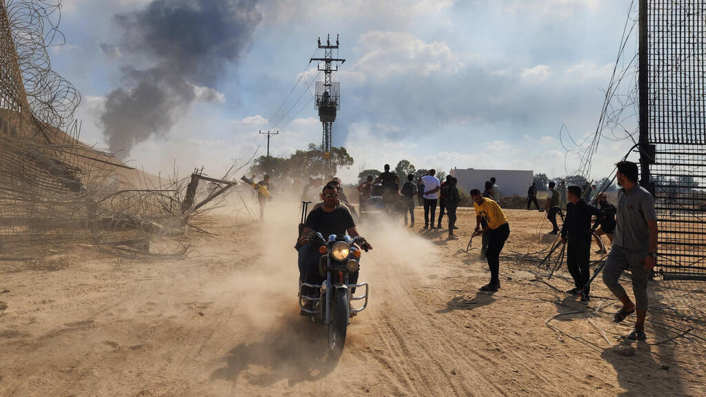  Terrorists infiltrating Israel on October 7