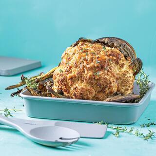 כרובית עטופה בבצל מטוגן