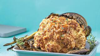 כרובית עטופה בבצל מטוגן