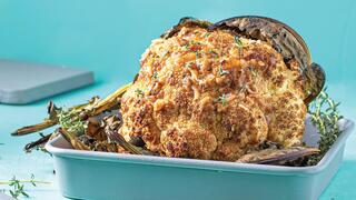 כרובית עטופה בבצל מטוגן