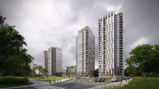 הדמיית פינוי בינוי ברחוב הרב לנדרס ברמת גן 