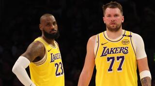 לוקה דונצ'יץ' ולברון ג'יימס