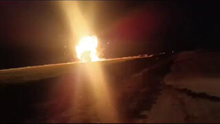 תיעוד מהתקיפה בגבול סוריה-לבנון