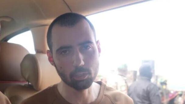 חמאס הביא את גיא גלבוע דלל ואביתר דוד לצפות בטקס השחרור של חטופים אחרים  