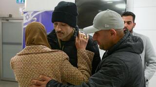 הישאם א-סייד במפגש עם משפחתו בבית החולים איכילוב
