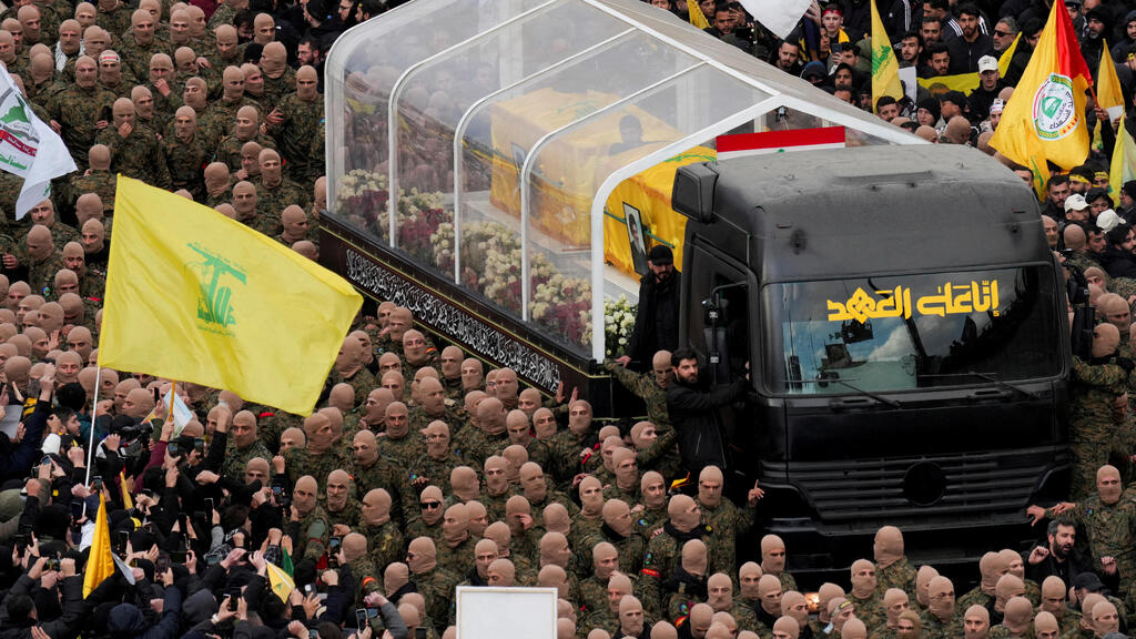 טקס ההלוויה הרשמי של חסן נסראללה בביירות