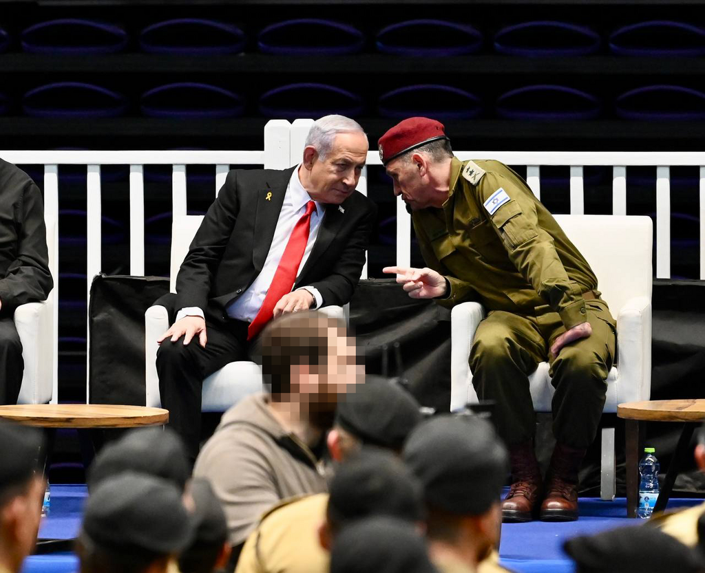 ראש הממשלה בנימין נתניהו בטקס סיום קורס קצינים קרביים