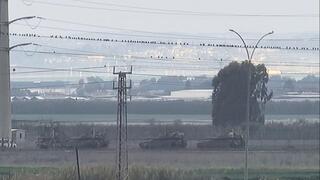  טנקי מרכבה בפתח אלמקבילה בסביבת העיר ג'נין מצפון לגדה